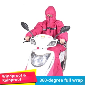 Moto électrique pour vélos et scooters, imperméable et coupe-vent, idéale pour l'<span class=keywords><strong>hiver</strong></span> et l'automne, randonnée, voyage, pour femmes, en polyester, pour usage extérieur - Product Image 4