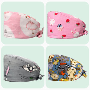 Gorros de cirugía para <span class=keywords><strong>mujer</strong></span>, ropa de trabajo suave, <span class=keywords><strong>gorro</strong></span> de enfermera exfoliante, uniformes, trabajo de laboratorio, gorra de surf, venta al por mayor - Product Image 2
