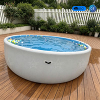 Piscine gonflable hors sol de haute qualité 5*1,5m, grande piscine à structure Drop Stitch pour jardin, fête familiale en plein air