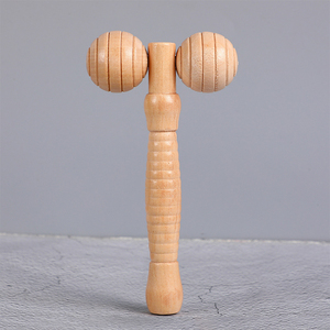Usine en bois visage masseur corps <span class=keywords><strong>bras</strong></span> jambe cou Anti Cellulite en bois visage rouleau visage bois thérapie outil Maderotherapy - Product Image 2
