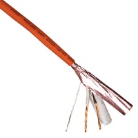 Câble Ignifuge Isolé LSZH de Haute Qualité Marque ST, Flexible, Résistant aux Hautes Températures, Conducteur en Cuivre, Conception Blindée, Rouge