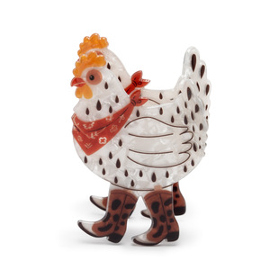 กิ๊บหนีบผมรูปไก่การ์ตูนน่ารัก ทำจาก PVC  กิ๊บหนีบผมรูปสัตว์  กิ๊บหนีบผมแฟชั่น  ขายส่งจากโรงงาน - Product Image 1