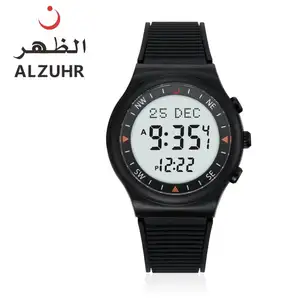Minimalist isches Design Marke Herren uhr Wasserdichte Outdoor-Sport-Digitaluhr horloges Auto Qibla Direction Uhr ALZUHR516