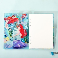 Cuaderno Acrílico de Hojas Sueltas, Diseño Elegante, Bloc de Notas para Estudiantes, Tamaño A7