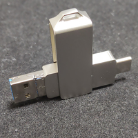Flashdisk OTG 3 in 1 Berkualitas Tinggi, Perangkat Penyimpanan Eksternal untuk Ponsel