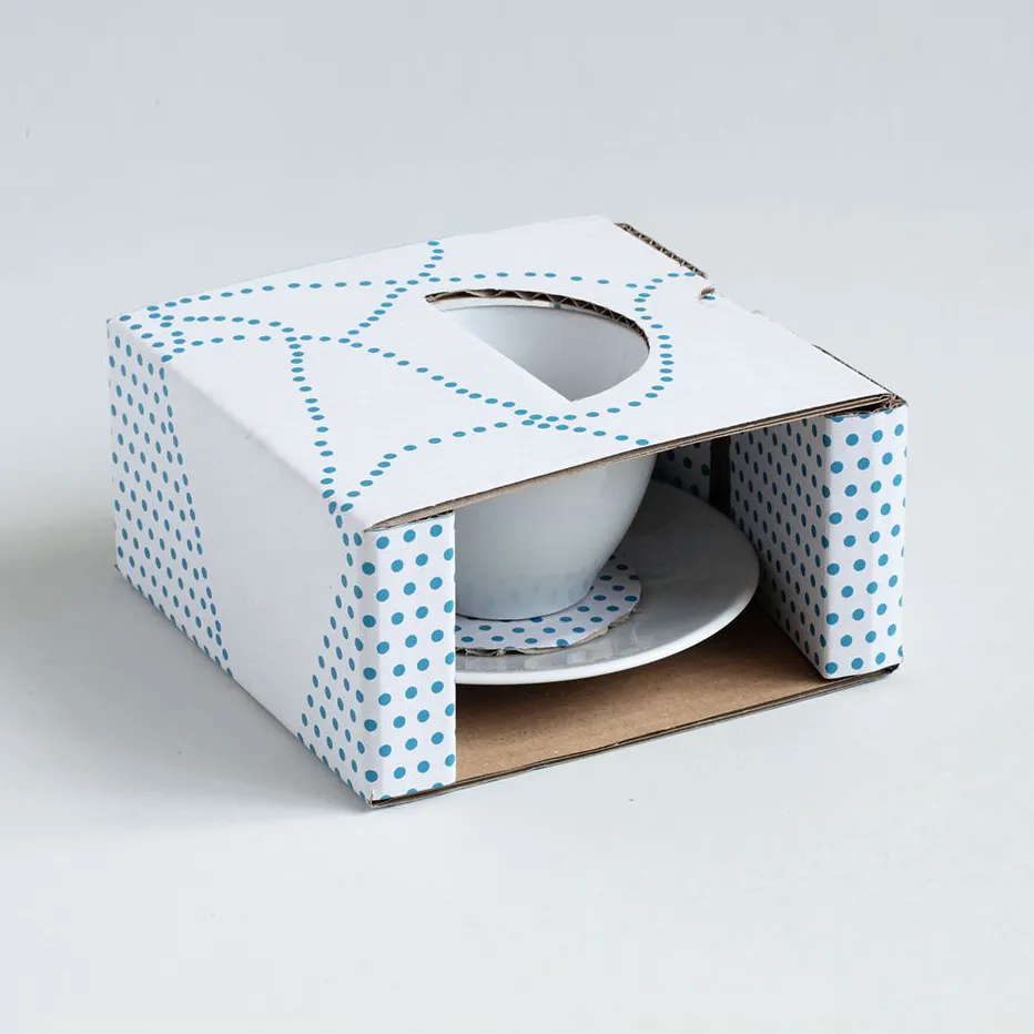 Özelleştirilmiş tasarım ekran ambalaj kutusu kahve kupa hediye kutu seti karton nakliye kutusu kupa için