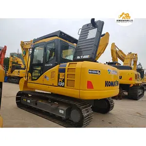 Excavadora hidráulica de PC130-7 omatsu, miniexcavadora de segunda mano 130