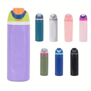 Botella de Agua Personalizada Ecológica de Acero Inoxidable, Hermética, con Infusor de Té, Tapa y Pajita, Mantiene Bebidas Calientes/Frías, para el Regreso a Clases (6-12 meses) - Product Image 3