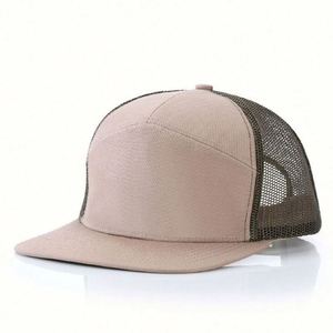 Venta al por Mayor de Gorras Trucker Personalizadas de 5 Paneles con Cierre a Presión, de Alta Calidad, Modernas, Casuales para Exteriores, con Impresión Puff - Product Image 5