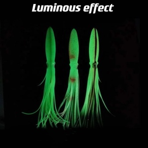 Esche Luminose in Gomma a Forma di <span class=keywords><strong>Calamaro</strong></span> 32g, Esche Morbide in <span class=keywords><strong>Silicone</strong></span> per Polpo, Esche per Traina a Forma di <span class=keywords><strong>Calamaro</strong></span> - Product Image 5