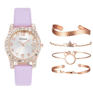Nouvelle Montre Digitale à Quartz Amadi Simple et Tendance pour Femme, Bracelet Exquis en Cuir, Boîtier en Alliage, Idéale pour un Cadeau - Product Image 6