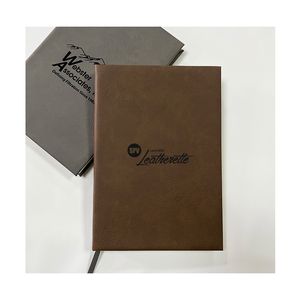 Portafolios de Cuero Sintético para Grabado Láser, Cuaderno en Blanco con Líneas Negras para Grabado Láser, Diarios de Cuero Sintético para Láser UV - Product Image 1