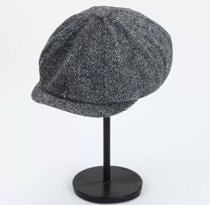 Venta al por mayor Syh1425 clásico Tweed Baker Boy gorra plana Casual periódico hiedra sombreros para hombres invierno estilo de carácter - Product Image 3