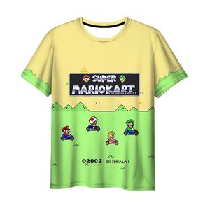 Camiseta con estampado 3D <span class=keywords><strong>de</strong></span> Mario <span class=keywords><strong>Sonic</strong></span>, disfraz <span class=keywords><strong>de</strong></span> cosplay <span class=keywords><strong>de</strong></span> manga corta <span class=keywords><strong>de</strong></span> poliéster, talla para adulto - Product Image 5
