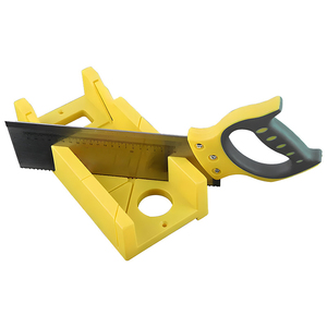 Scie arrière multifonctionnelle avec lame inclinée Scie d'armoire 45 ℃ Outil de biseautage, outil de biseautage de <span class=keywords><strong>plinthes</strong></span> pour le travail du bois - Product Image 1