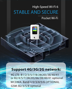 Routeur <span class=keywords><strong>WiFi</strong></span> 4G LTE sans fil 2,4 GHz Karbor OEM ODM avec VPN et VoIP, batterie longue durée 6000 mAh, 300 Mbps pour les voyages en extérieur - Product Image 4