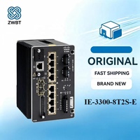 Switch Cisco IE-3300-8T2S-E Catalyst IE3300 con 8 puertos GE de cobre y 2 puertos GE SFP, modular, switch industrial Network Essentials