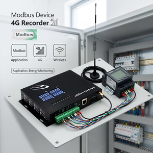 เครื่องบันทึกข้อมูลอีเธอร์เน็ต Modbus 4G, เครื่องบันทึกข้อมูลเกตเวย์จีเอสเอ็ม Modbus RTU - Product Image 1