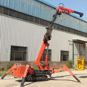 FREE SHIPPING Spider Crane Construction Machinery 3ton 5 Tons Spider Crane Fly Jib Spider Crane 10 Tons