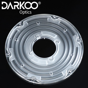 90 Grad 2835 Smd Runde High Bay Linse 140Mm Durchmesser <span class=keywords><strong>Darkoo</strong></span> UFO Linse/100Watt Blends chutz Frosted Led Ufo High Bay Licht linse - Product Image 4