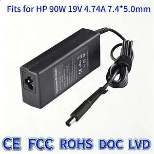 90W 19V 4.74A Laptop-Netzteil Ladegerät Passend für HP 4411S 4415S 4416S 8560W DV5 4321S 431 <span class=keywords><strong>6910P</strong></span>, Geeignet für G6 DM4 DV3 CA18 - Product Image 1
