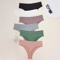 Tangas sin Costuras de Alta Calidad en Tallas Grandes, Color Liso para Uso Diario, Venta al por Mayor en TikTok
