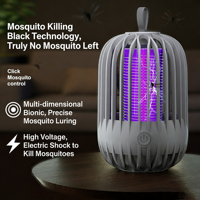 Piège à moustiques électrique, anti-insectes, pour extérieur, piège à mouches, tueur de moustiques, pour abris d'élevage