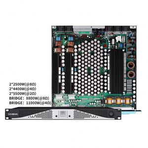 Amplificador de Potencia Profesional Gooermi <span class=keywords><strong>DA2</strong></span> 1U, 2x5500W, 2 Ohmios, Mosfet, 2 Canales, Estéreo, Subwoofer, 11000W, Modo Puente, 4 Ohmios - Product Image 1