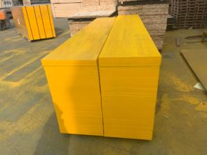 Panel de Encofrado Amarillo de 3 Capas para Hormigón, Contrachapado de Construcción de Alta Densidad, Tablero de Encofrado con Acabado Liso - Product Image 5