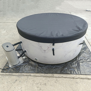Bain à remous portable SPA rond carré 2 4 6 <span class=keywords><strong>8</strong></span> personnes Sports nautiques piscine nager SPA bain à remous Pvc gonflable SPA bain à remous - Product Image 5