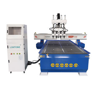 الأكثر مبيعًا أداة تغيير هوائي 3 رؤوس CNC جهاز توجيه فراغ ATC 4x8 أقدام متعددة العمليات أثاث باب خشبي - Product Image 1