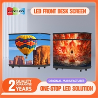 Pantalla LED de Alta Definición Modular de Nuevo Diseño para Interiores, P1.86 P2 P2.5, para Recepción, Pantalla LED de Escritorio
