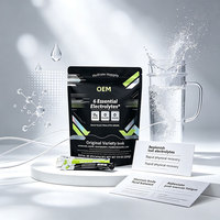 Poudre d'électrolytes pour boisson – 6 électrolytes essentiels – 20 sachets – Sans sucre – Hydratation et énergie – Nutrition sportive pour adultes