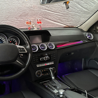 Lampe d'ambiance LED pour tableau de bord et panneaux de porte TMPRO pour Mercedes-Benz Classe C W204 2010-2014, éclairage d'ambiance pour la rénovation de l'intérieur de la voiture