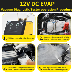Détecteur de fuite de fumée pour voiture JIASHENGTONG, testeur de fuite de tuyau d'admission et d'échappement du moteur, localisation rapide des fuites, universel pour la réparation automobile - Product Image 5