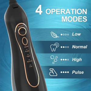 Irrigateur buccal électrique rechargeable 4 modes, réservoir d'eau 300 ml, irrigateur oral pour le nettoyage <span class=keywords><strong>dentaire</strong></span> - Product Image 2