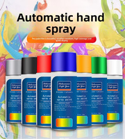 Peinture automobile en aérosol vert clair intense pour changement de couleur de voiture, galvanisation à froid, antirouille, couche de finition brillante transparente en aérosol