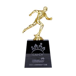 Professional Racing Metal Awards Vélo de course personnalisé Pingpang Crystal Winner Champion Gymnastics Trophy Awards - Product Image 4