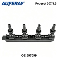 Bobine d'allumage moteur automobile en gros 597099 pour Peugeot 206 307 308 Citroën C2 C3 C4 Berlingo TU5JP4 1.6L Pièces essence