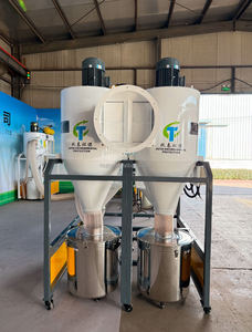 Alta eficiência filtros duplos ciclone pó coletor aspirador madeira industrial sandblast ar limpo equipamentos - Product Image 6