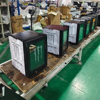 Mini-réfrigérateur à boissons personnalisé avec logo, pour boissons énergisantes, à étagères réglables et à faible consommation d'énergie