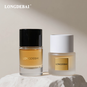 Custom logo Cylindrical Frosted White Glass 30ml 50ml 100ml 200ml Empty Spray <b>Perfume</b> <b>Bottle</b> with Cardboard Box - Product Image 2