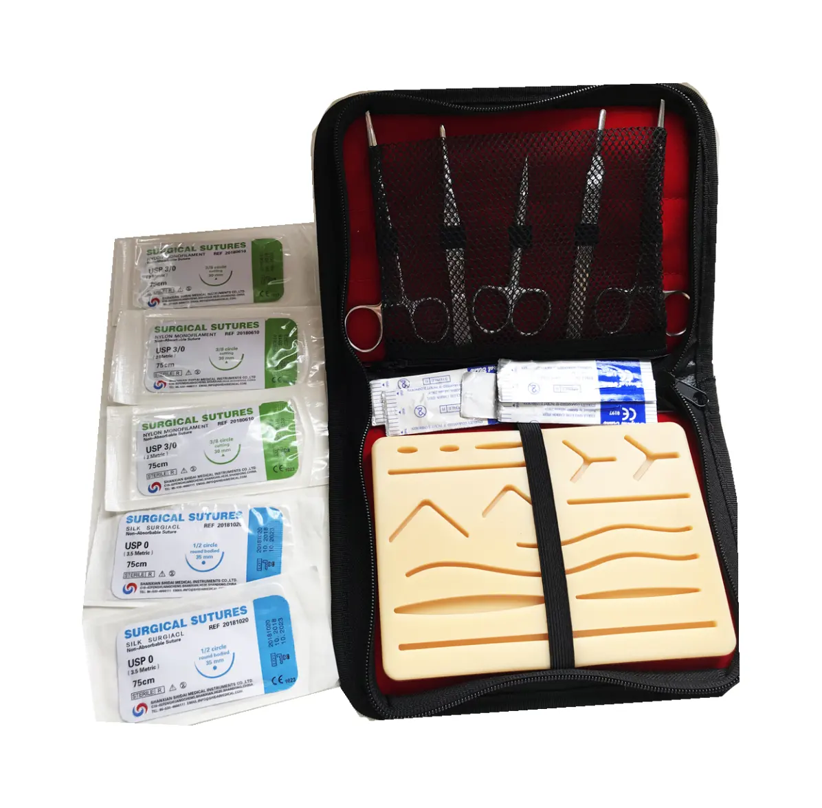 Complete Medical Skin Training Model Suture Kits Medical Students For Medical Training