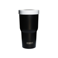 Gobelet isotherme réutilisable en acier inoxydable à double paroi avec logo personnalisé pour camping et café glacé, 16/32 oz