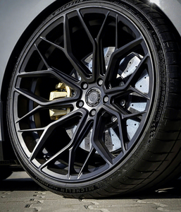 ล้อฟอร์จโมโนบล็อกแบบเว้าลึกสีดำเงาแบบกำหนดเอง XINLAI สำหรับ Mercedes-Benz W205 C300 สำหรับ BMW F30 E90 สำหรับ Audi Q7 - Product Image 3