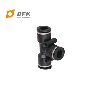 DFK EPE10 raccord en T pneumatique pour tube connecteur en T enfichable pour tubes PU/PE/Nylon 1.1Mpa résistant à la pression - Product Image 3