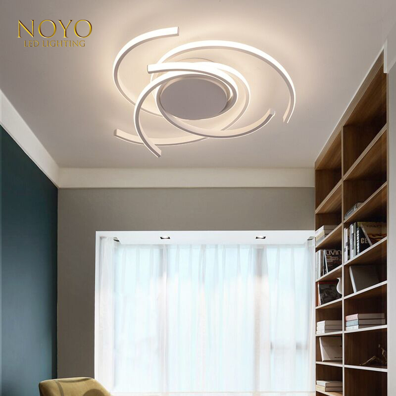 Modern LED Ceiling Lamp Dimmable Remote Control Ceiling Light