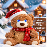 Robot interactif intelligent IA, animal en peluche intelligent, apprentissage STEM, questions vocales, jeu interactif pour cadeaux de vacances, Peluche IA
