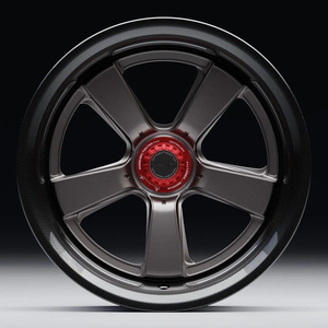Rines de Fibra de Carbono de Dos Piezas con Bloqueo Central, Rines Personalizados para Automóviles de Pasajeros de 18-24 Pulgadas para Lamborghini Aston Martin - Product Image 4