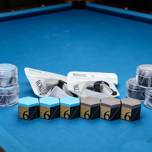 <span class=keywords><strong>Craie</strong></span> de billard hexagonale QK-04 KAMUI ROKU, huileuse/neutre, professionnelle pour joueurs professionnels, pour billard 9 boules et snooker. - Product Image 5